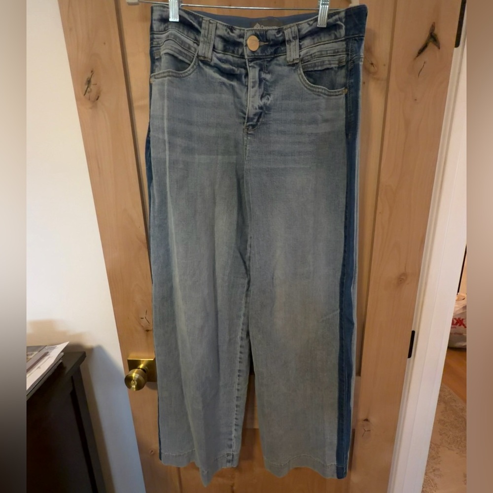 Democracy Ab technology Two-Tone Blue wide leg Jeans